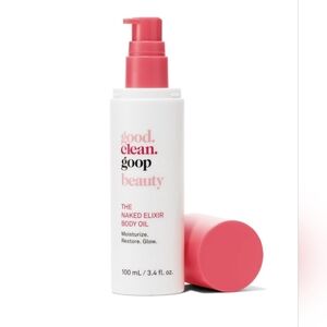 goop- The Naked Elixir Body Oil, NEW! Full size moisturizer